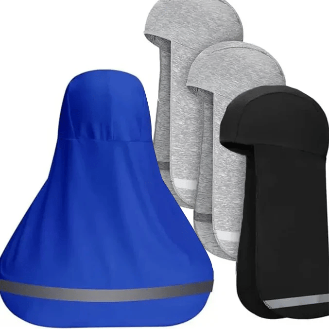 4 Pieces Hard Hat Sun Shade with Neck Flap – Cooling Skull Cap for Outdoor Work, Fishing & Hiking