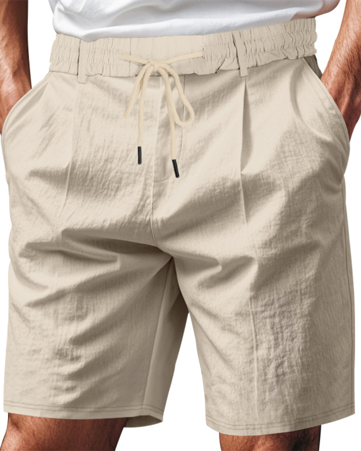 Men's Linen Breathable Beach Shorts