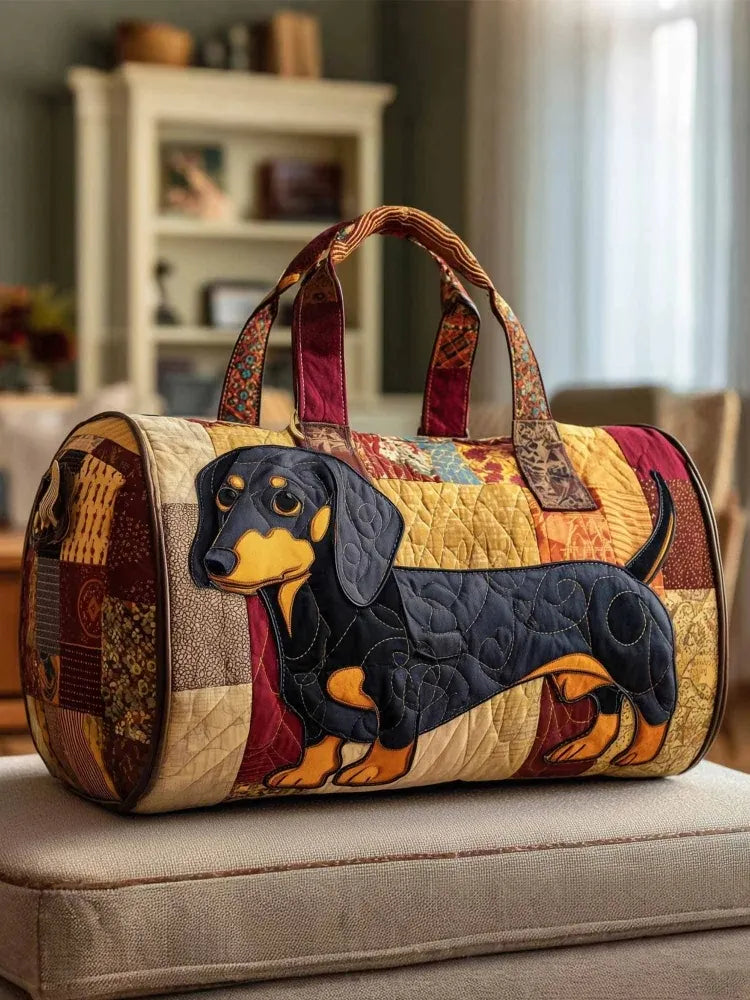 Hippie Van Quilted Duffle Bag