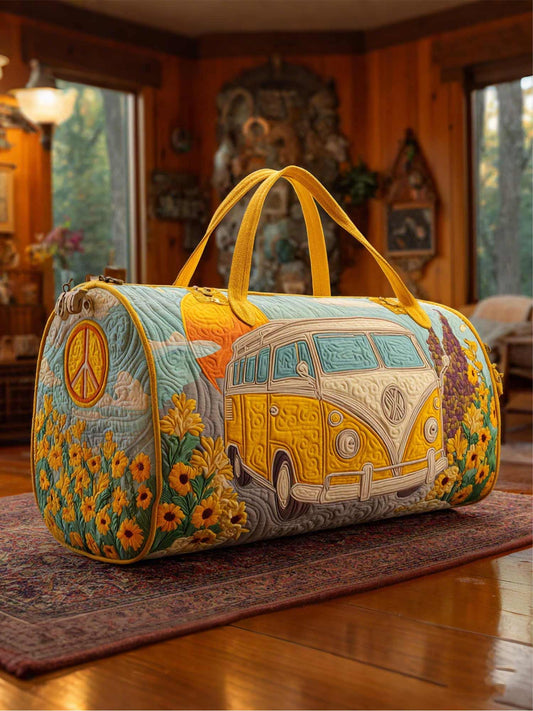 Sunshine Journey  Quilted Duffle Bag