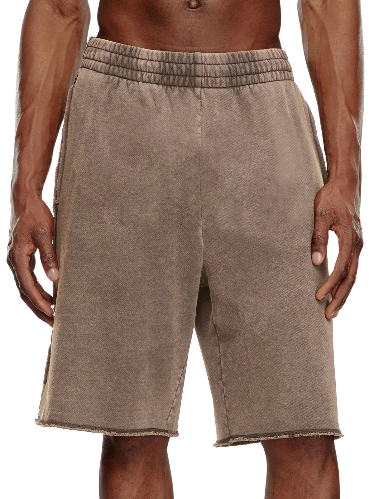 Men's Cotton Washed Distressed Vintage Distressed Shorts