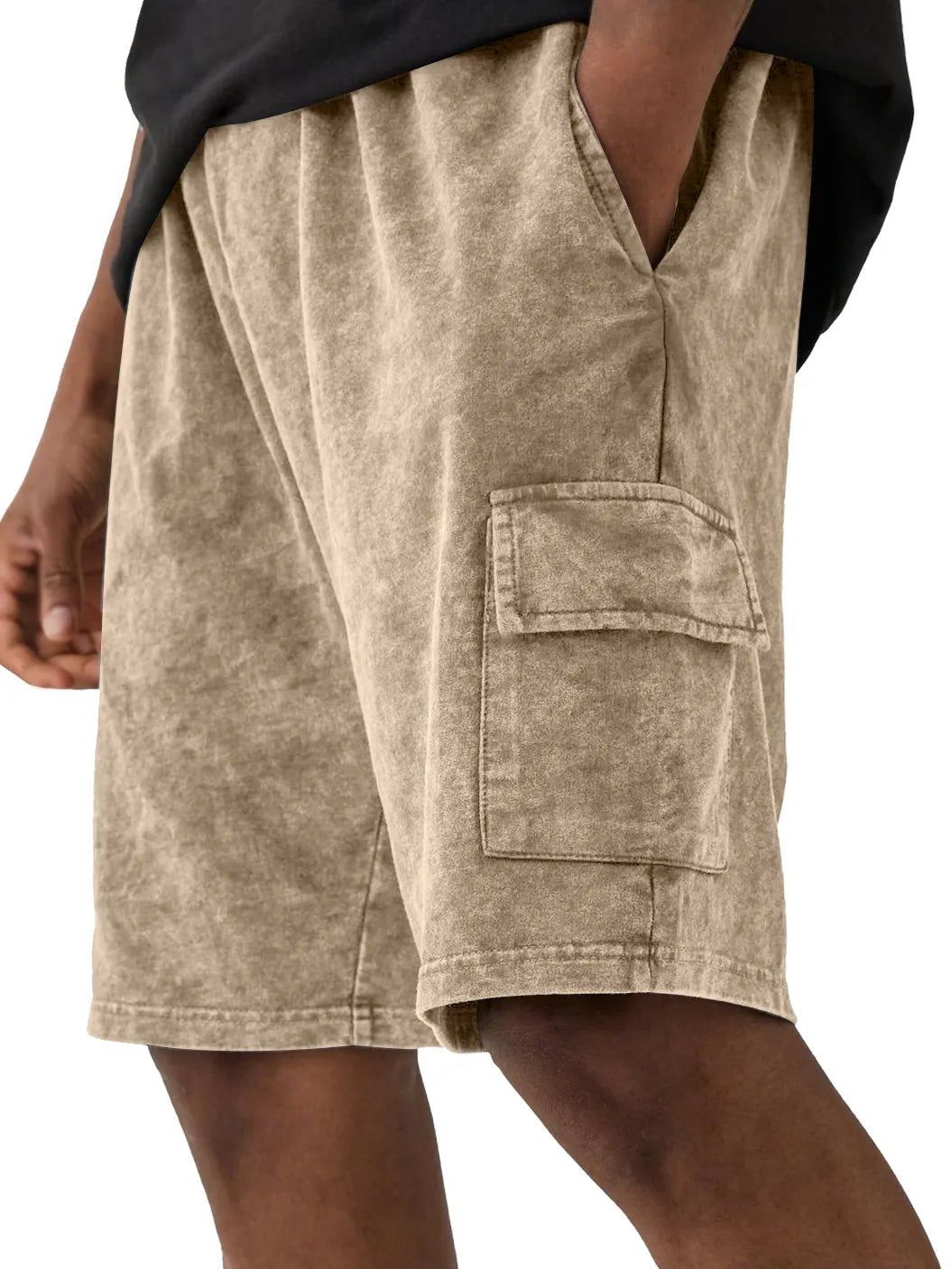 Men's Fashion Retro Cargo Pocket Casual Shorts