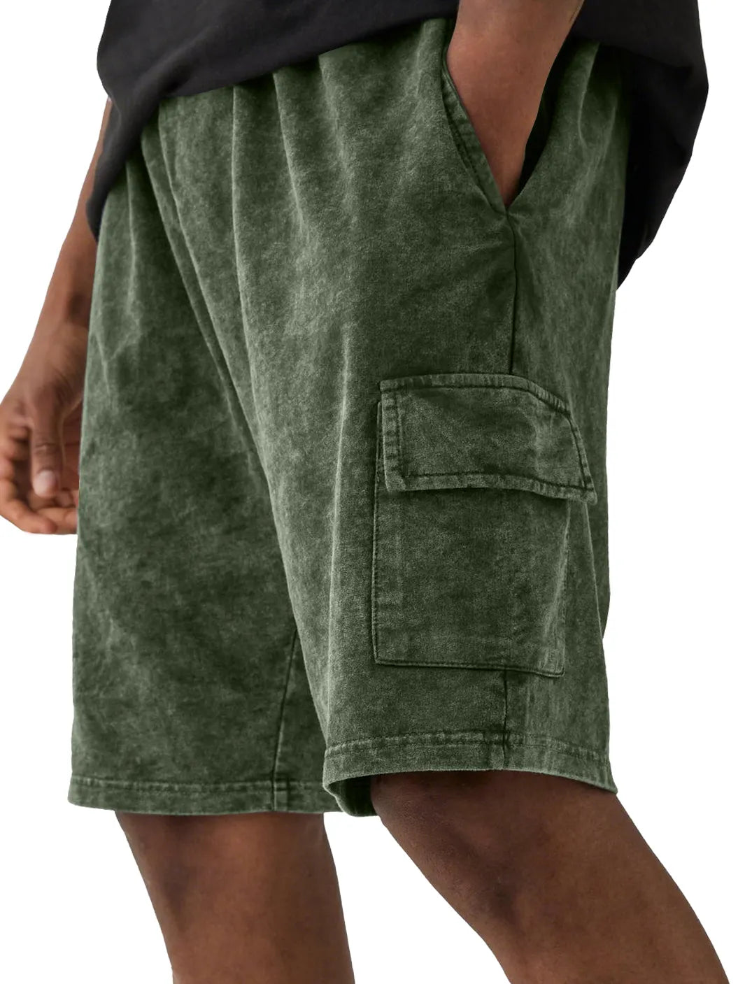 Men's Fashion Retro Cargo Pocket Casual Shorts