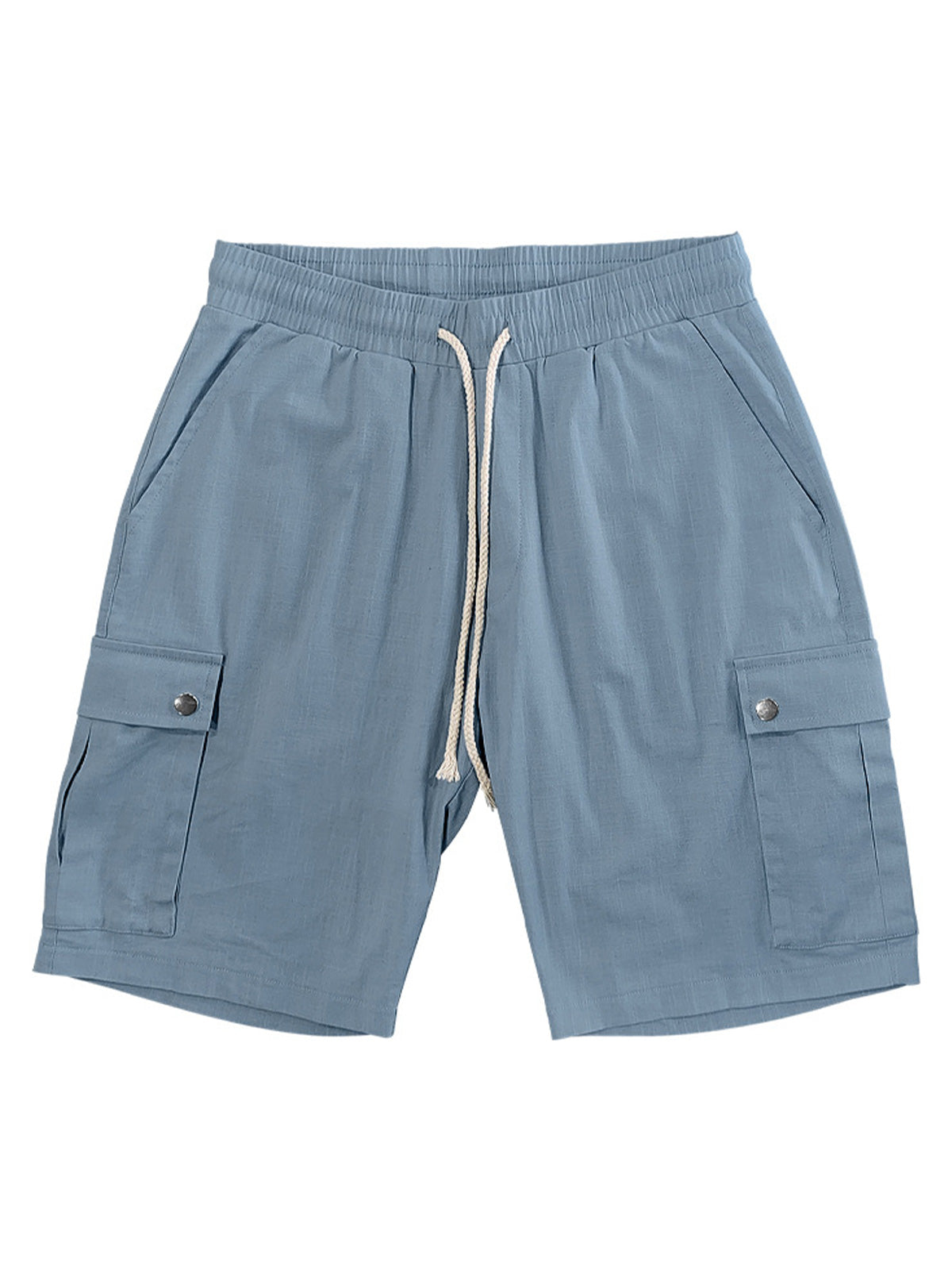 Men's Multi-pocket Cotton Casual Loose Shorts