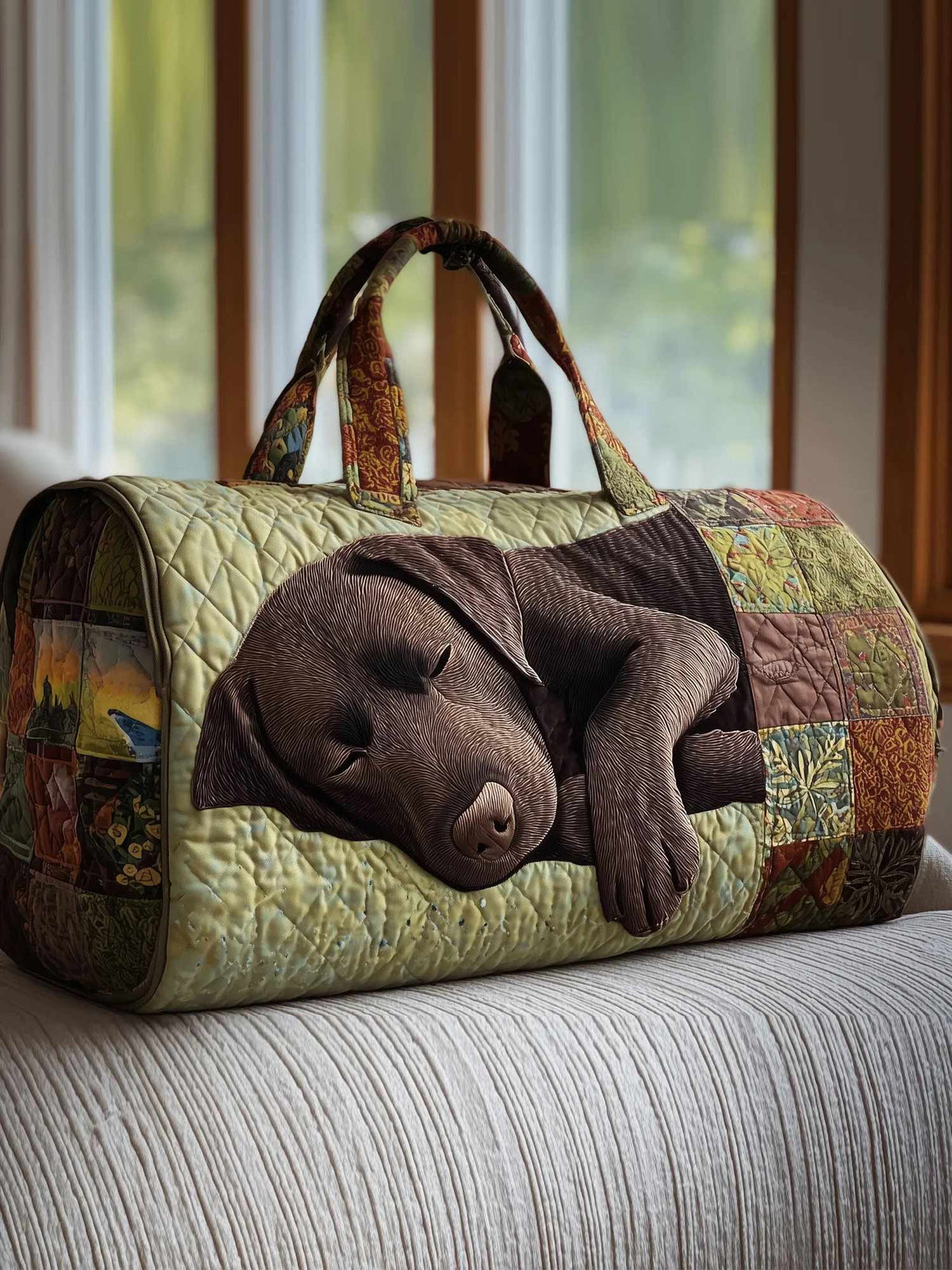 Labrador Quilted Duffle Bag