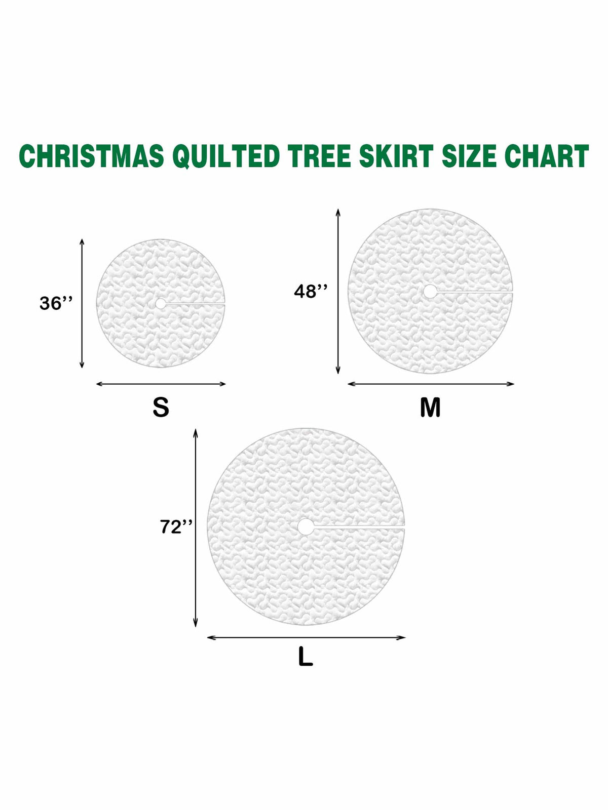 Gnome Stairs Quilted Christmas Tree Skirt