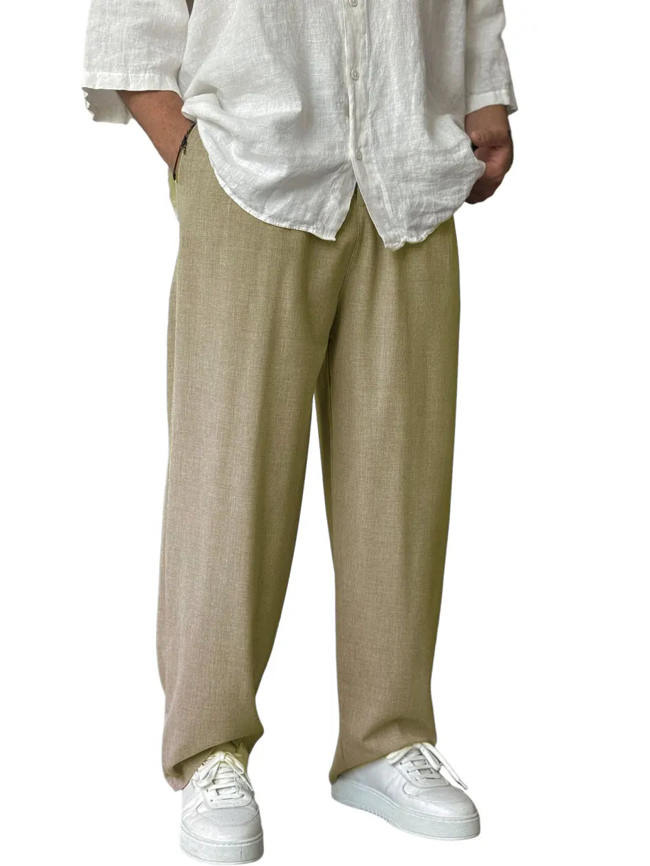 Men's Casual Loose Basic Trousers