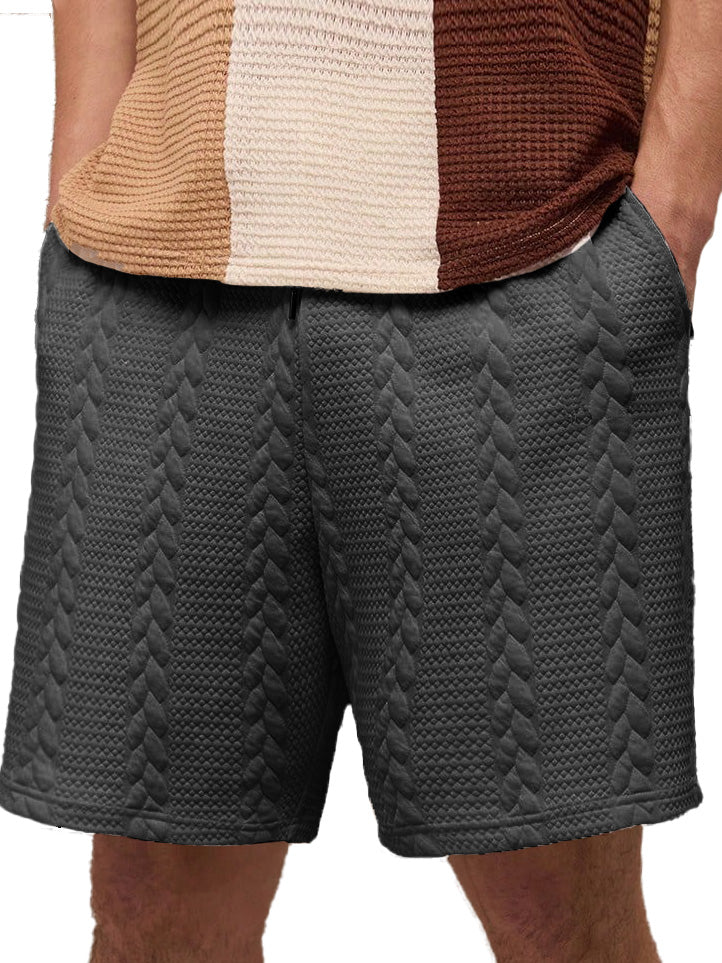 Men's Fashion Casual Jacquard Shorts