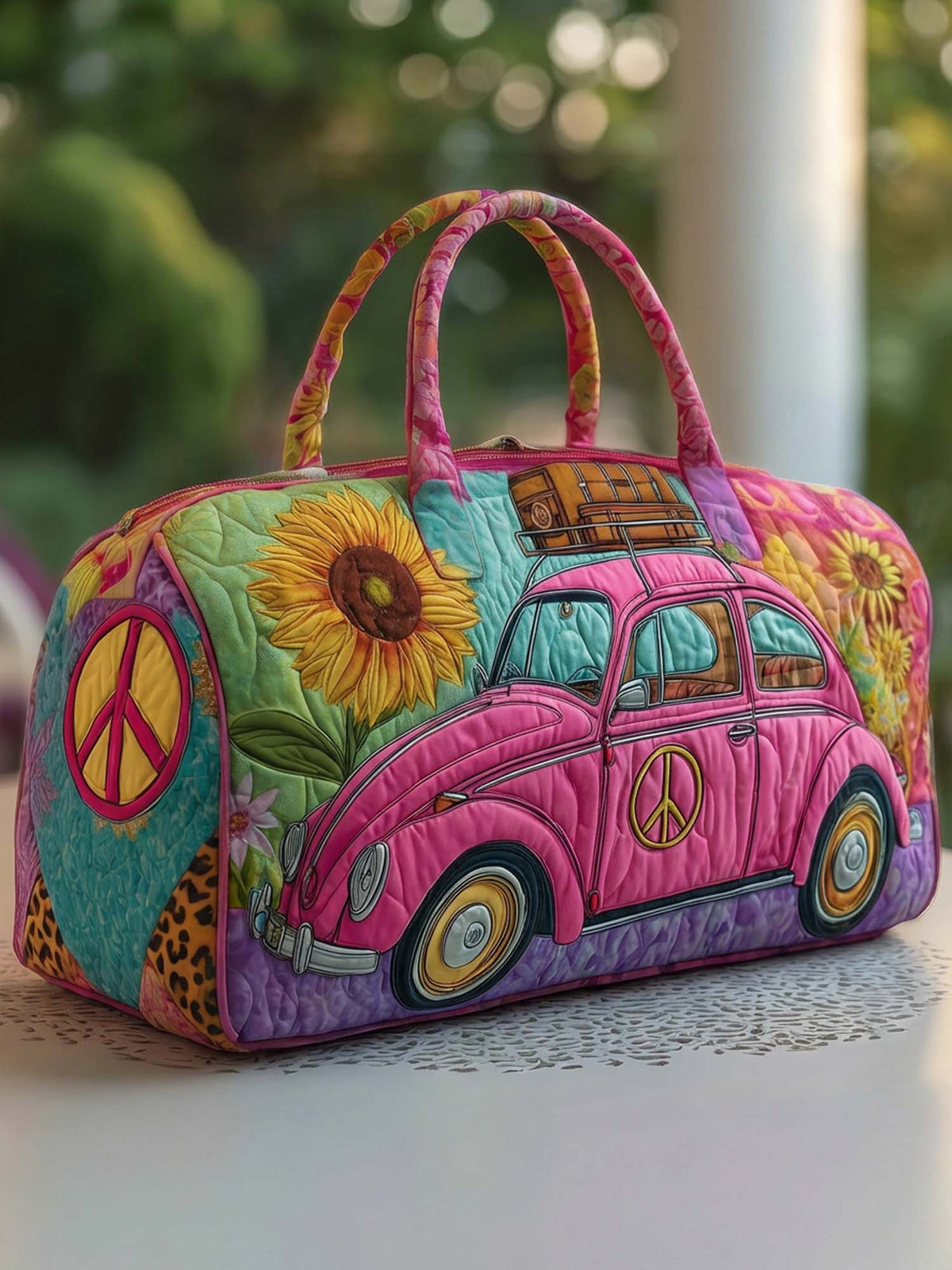Groovy Ride Quilted Duffle Bag