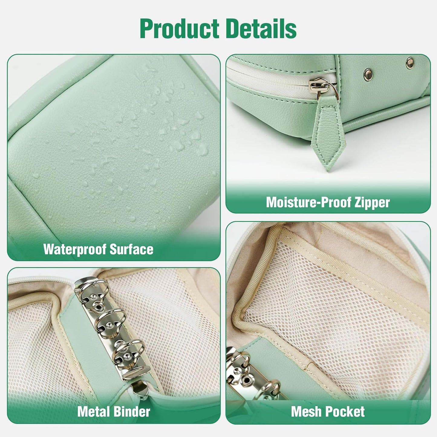Waterproof Pill Organizer Pouch Set – 14 Removable, Colour-Coded Bags, Easy to Label & Refill