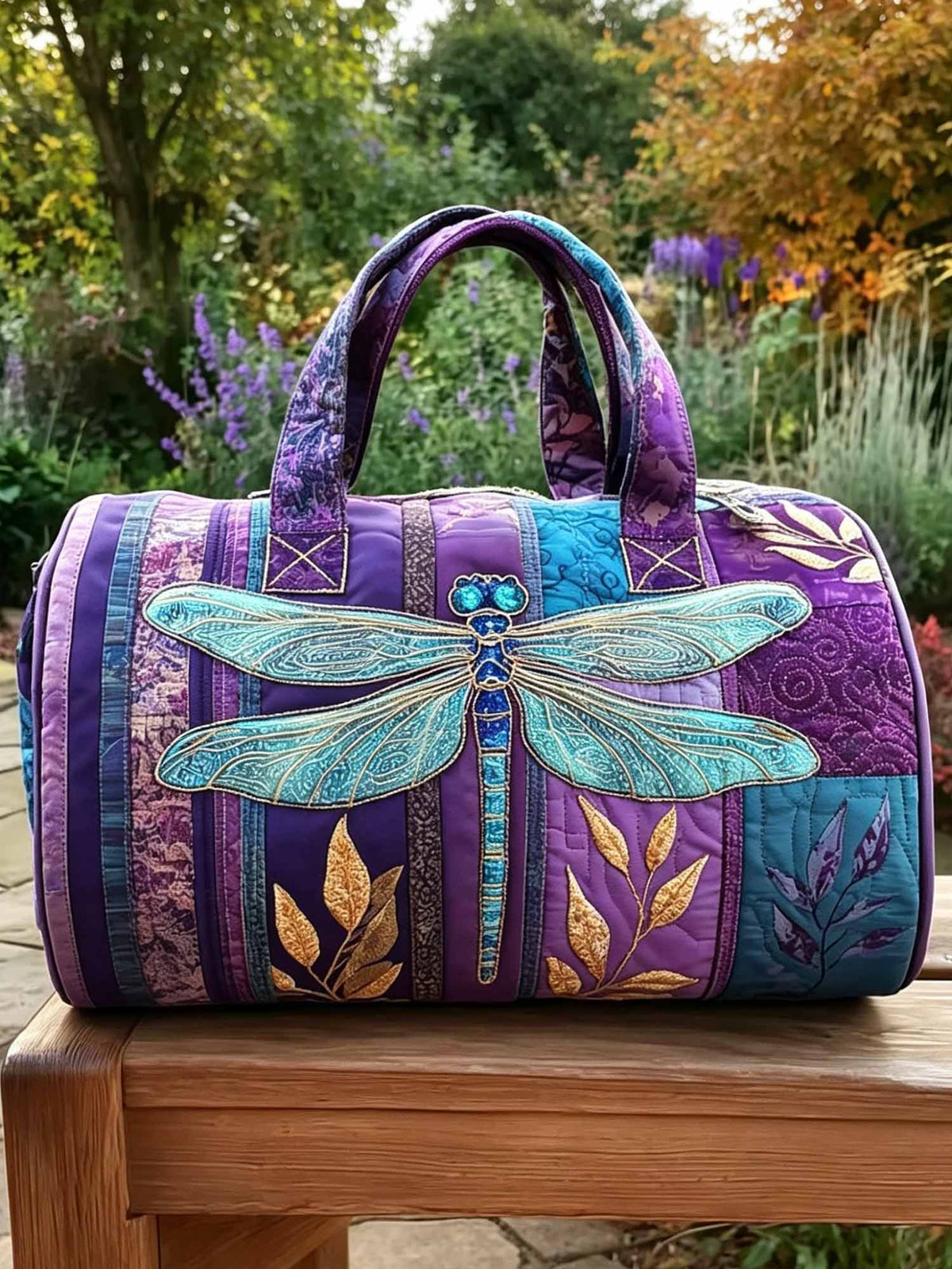 Mystic Wings Quilted Duffle Bag