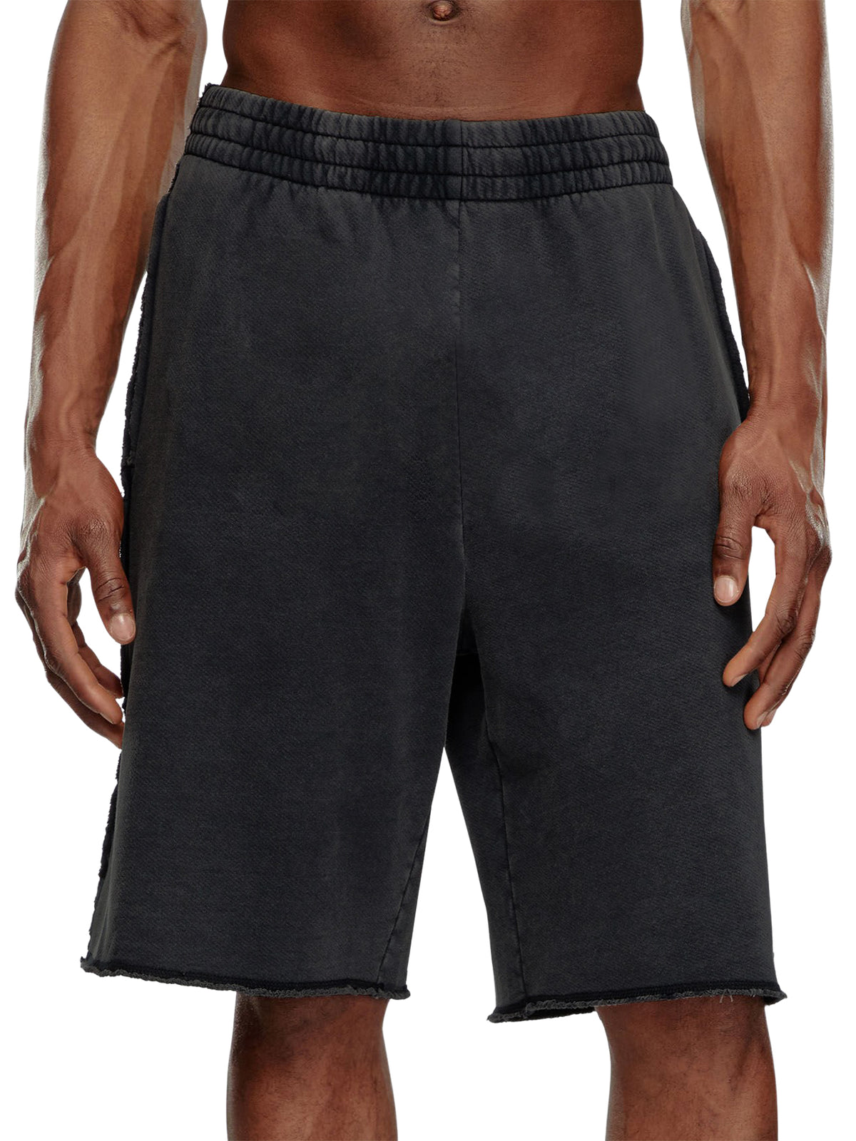 Men's Cotton Washed Distressed Vintage Distressed Shorts