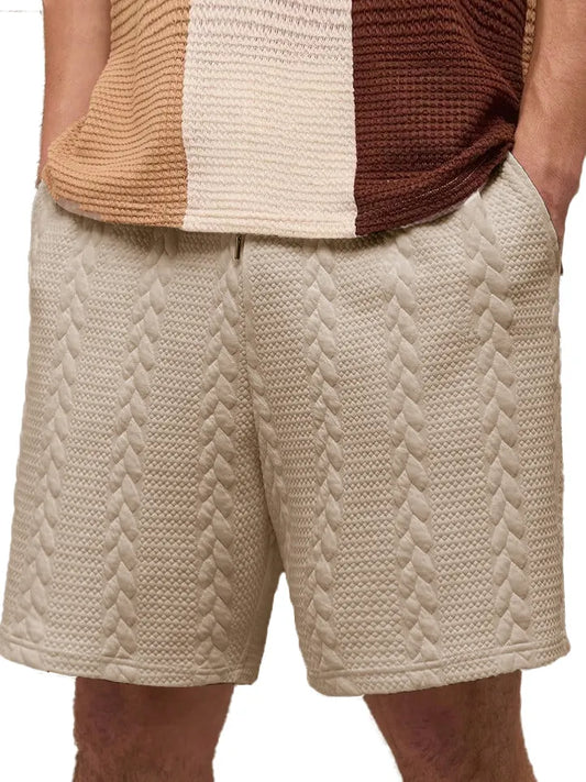 Men's Fashion Casual Jacquard Shorts