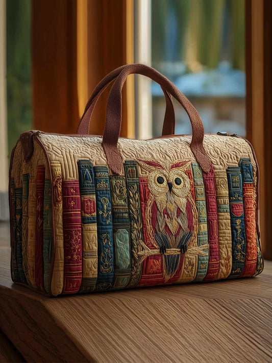 Owl Heaven Quilted Duffle Bag