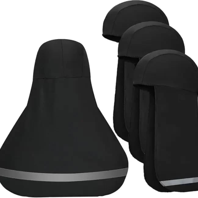 4 Pieces Hard Hat Sun Shade with Neck Flap – Cooling Skull Cap for Outdoor Work, Fishing & Hiking
