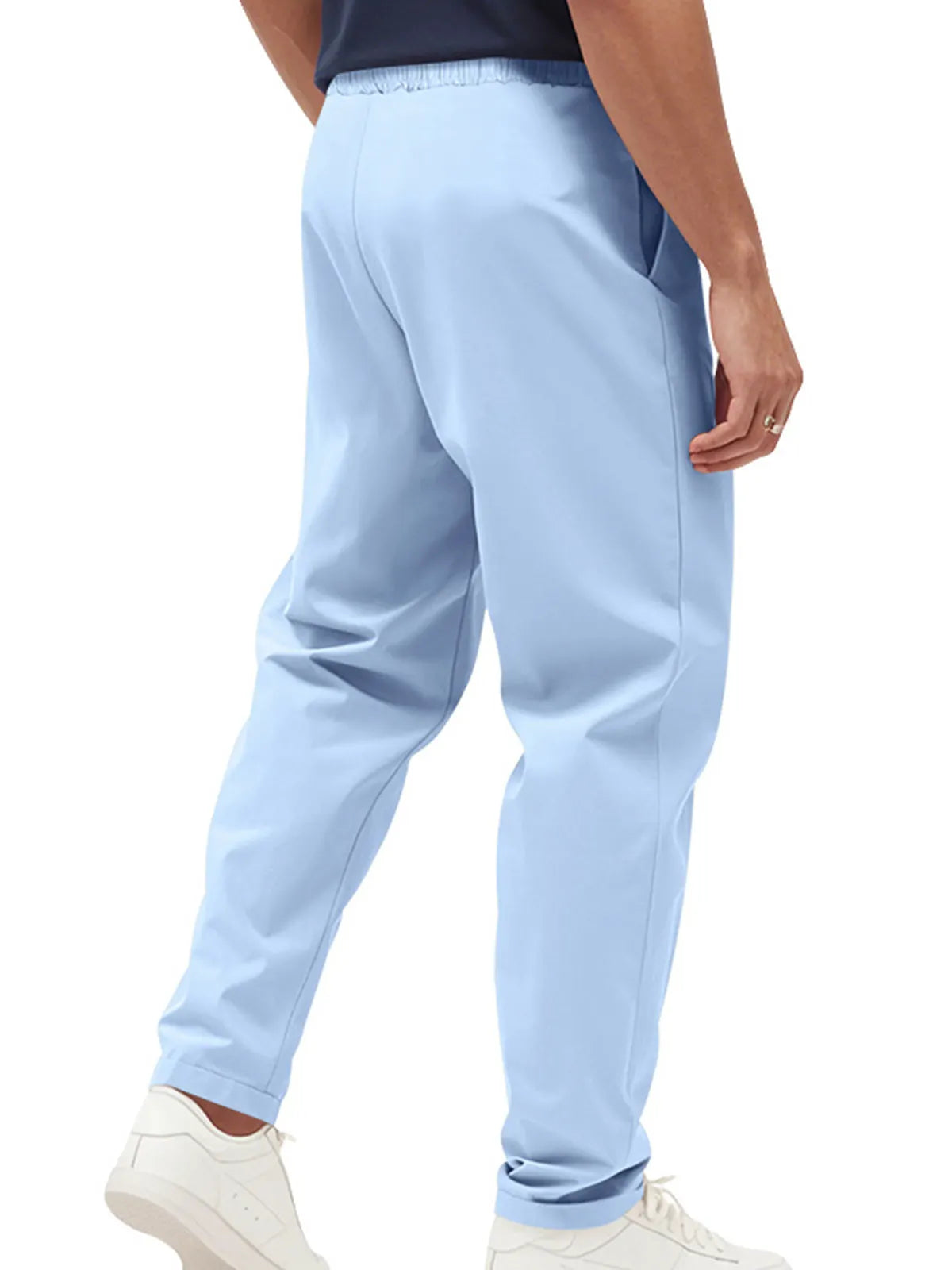 Men's Daily Casual Solid Color Comfortable Trousers