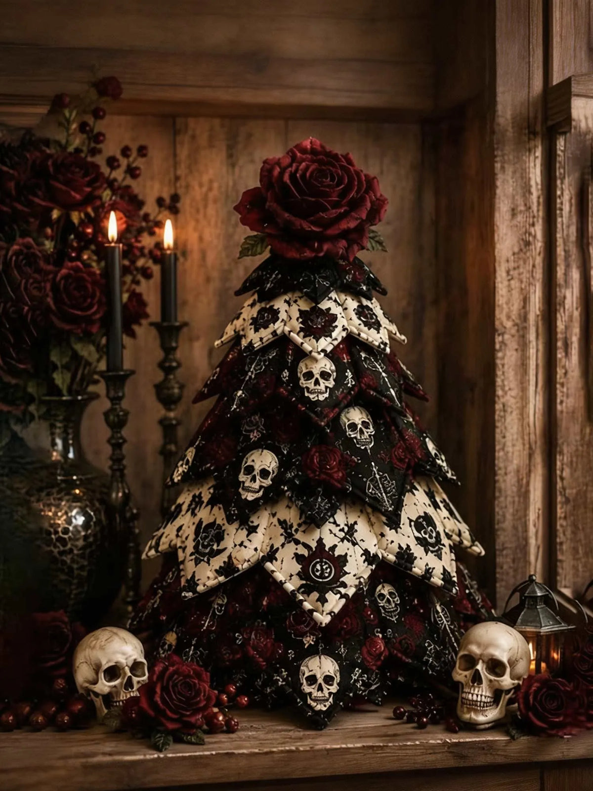 DIY Quilted Halloween Tree Craft Kit Style B