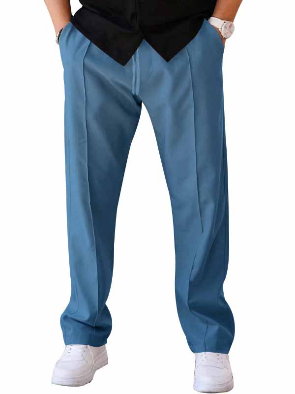 Men's Loose Straight Sports Casual Trousers