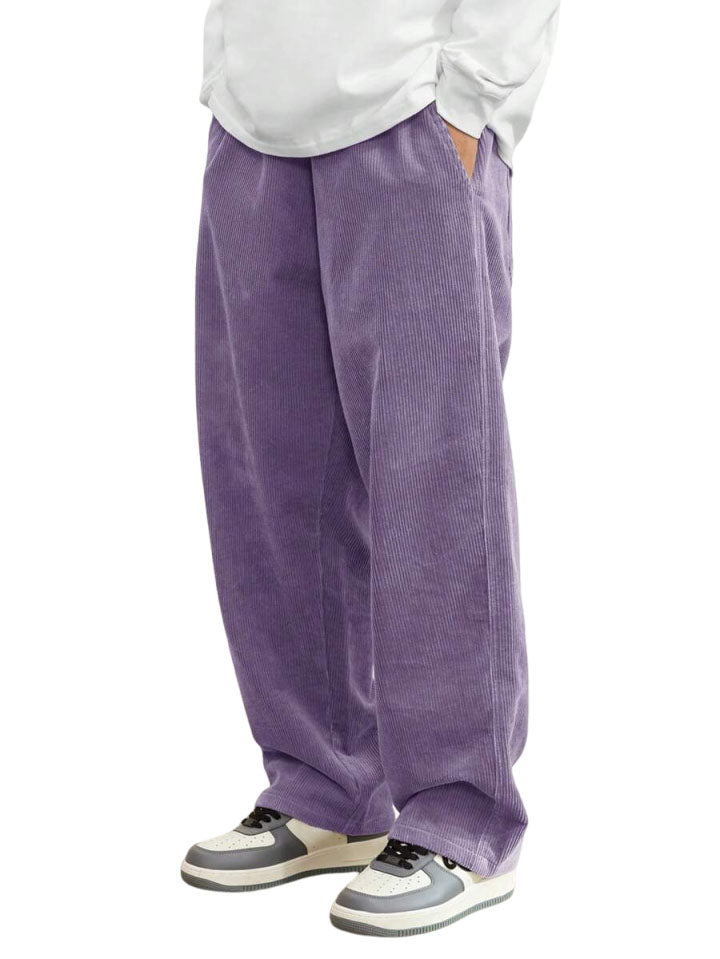 Men's Fashionable Retro Loose Thickened Trousers